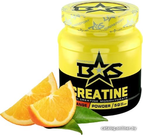 Моногидрат креатина Binasport Creatine (500г, апельсин)