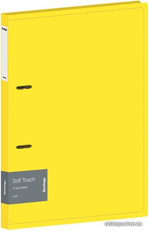 Папка-регистратор Berlingo Soft Touch RB4_2D984 (желтый)