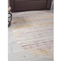 Ковер для жилой комнаты Merinos Zumma F026-OVAL-PINK (2x2.9)