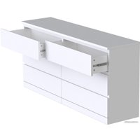 Комод Mio Tesoro Варма 6Д (пигмент, белый)