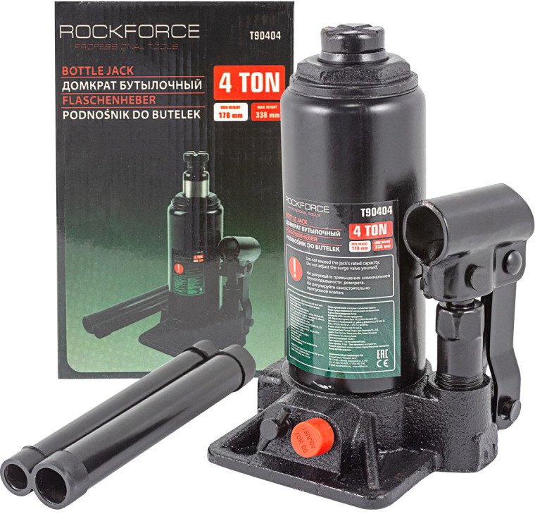 

Бутылочный домкрат RockForce RF-T90404(DS) 4т