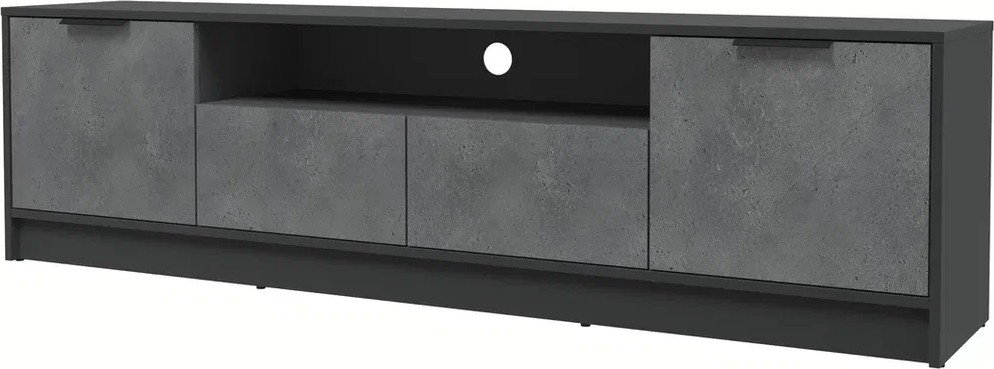 

Тумба Интерлиния ТВ Концепт КТ-ТВ4-50 (бетон портленд/антрацит)