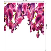 Скатерть JoyArty Нежные ветки орхидеи tc_103023 (120x145)