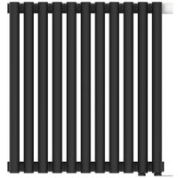 Стальной трубчатый радиатор Сунержа Эстет-00 EU50 500х495 11 секций (темный титан муар)