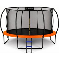 Батут AMETIST Pro Inside D435-14FT (синий/оранжевый)