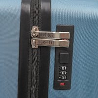 Чемодан-спиннер Grott 340-614/3-18BLU (голубой)