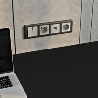 Розетка Werkel W1271104 (дымчатый)