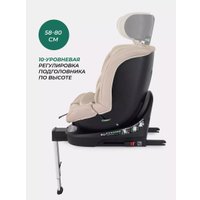 Детское автокресло MOWbaby Stage Isofix AY959 Pro (бежевый)