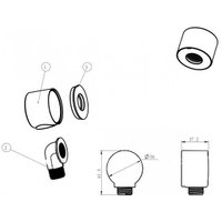 Душевая система  Aquanet Static 1.05 00257148