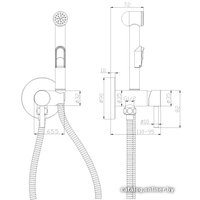 Смеситель без скрытого механизма Rossinka Silvermix X25-51