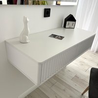 Туалетный столик без зеркала Shtabe Royal 5010 эко (белый)