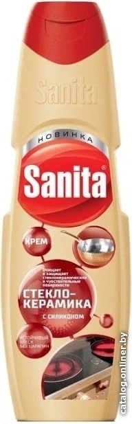 Средство для керамической плитки Sanita Стеклокерамика 600 г