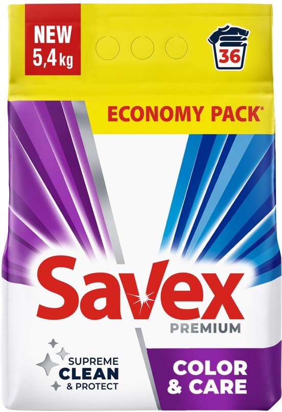 

Стиральный порошок Savex Color&Care Automat 5.4 кг
