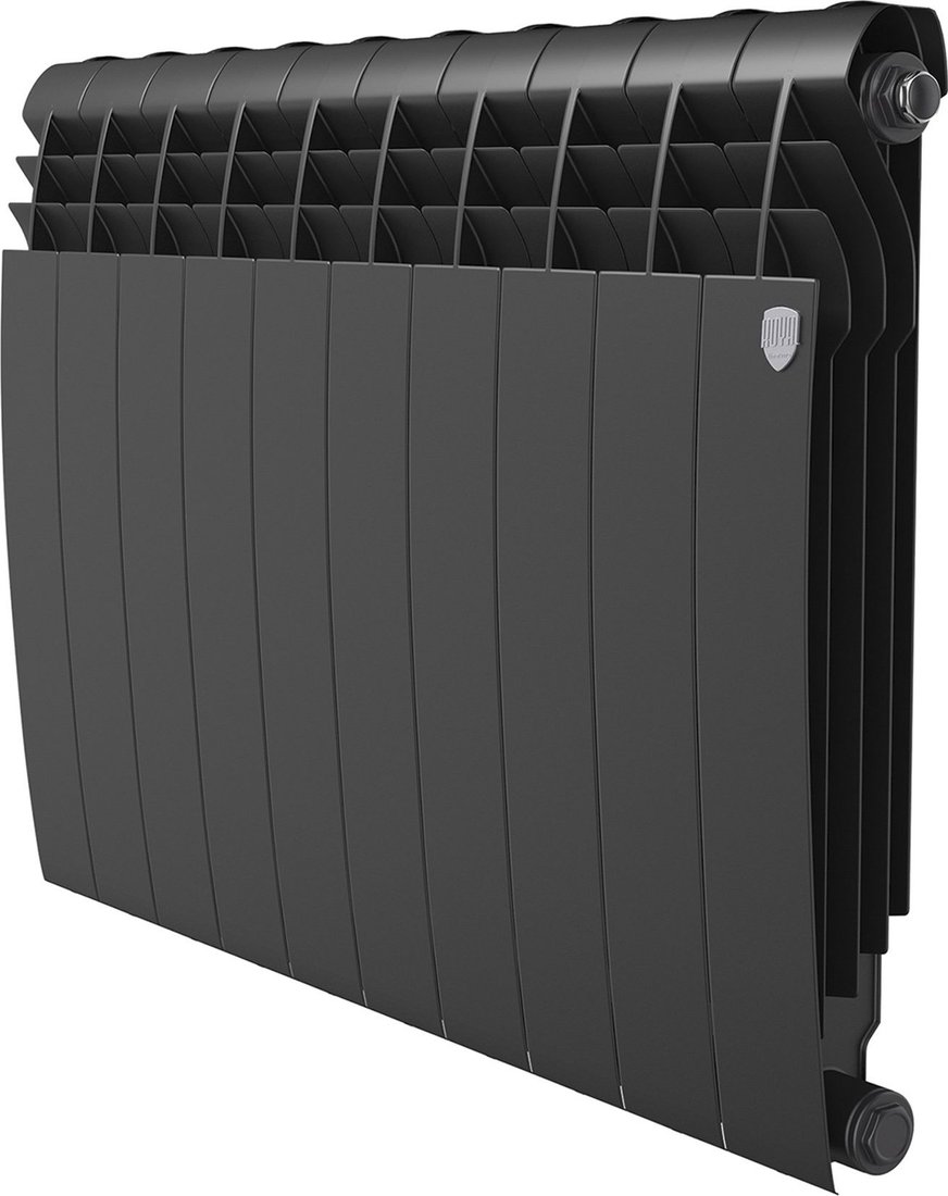 

Биметаллический радиатор Royal Thermo Biliner B 500 Черный - 10 секций