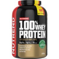 Протеин сывороточный (изолят) Nutrend 100% Whey Protein (2250г, банан/клубника)