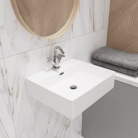 Умывальник Lauter 21478 + клапан 9229832 + сифон 21635B (черный матовый)