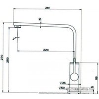 Смеситель Reginox Narmada (нержавеющая сталь)