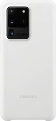 Silicone Cover для Galaxy S20 Ultra (белый)