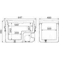 Компрессорный автохолодильник Alpicool TS40 40л (черный, без адаптера 220В)