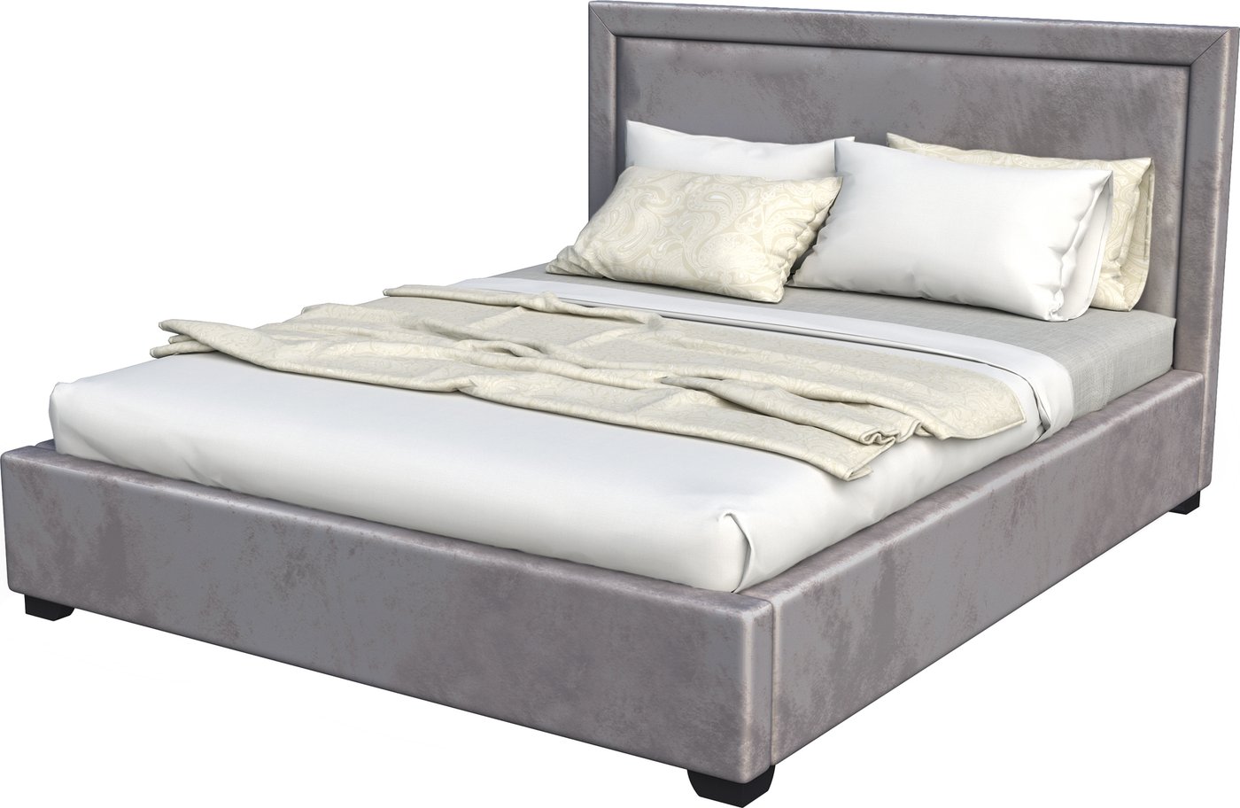 

Кровать Elmax Альба 200x200 Стационарное (Glory 17)