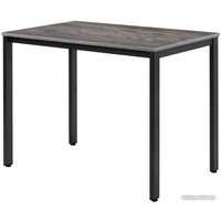 Кухонный стол Millwood Сеул Л 100x60x75 (сосна пасадена/металл черный)