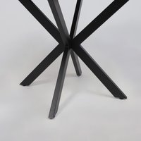 Кухонный стол AksHome Twist (дуб табачный/черный)