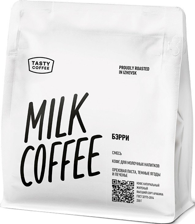 

Кофе Tasty coffee Бэрри зерновой 250 г