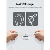 Кабель Ugreen US241 40560 USB Type-B - USB Type-C (1 м, белый)