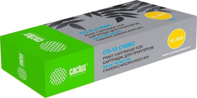 

Картридж CACTUS CS-VLC400C (аналог Xerox 106R03534)