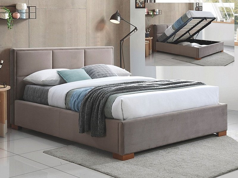 

Кровать Signal Maison Velvet Bluvel 40 160х200 (бежевый/дуб)