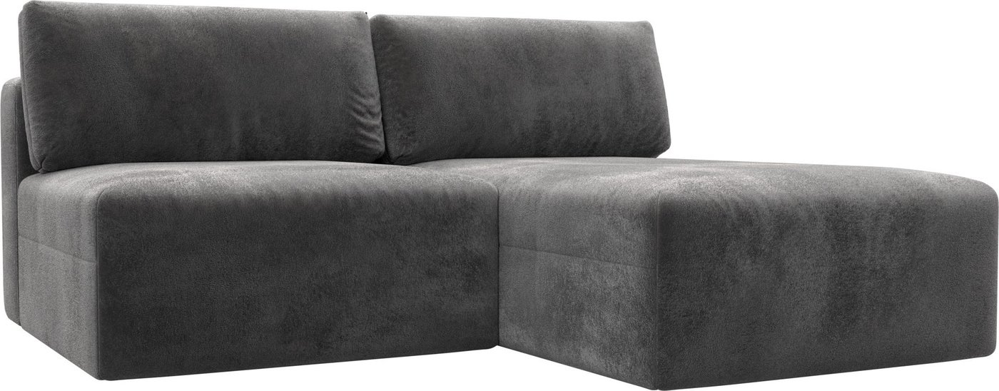 

Угловой диван Лига диванов Лига-060 НПБ угол универсальный 129496 (велюр Tower 10 серый)