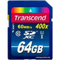 Карта памяти Transcend SDXC (Class 10) UHS-I Premium 64Gb (TS64GSDU1)