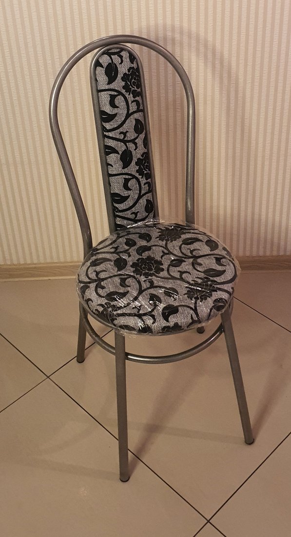 

Стул Табуретоф Цветы серебро