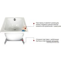 Ванна Antika А-70001 170x70