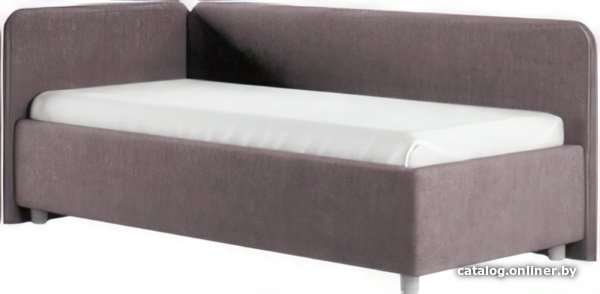 Кровать-тахта Сонум Capri L 90x200 (микровелюр кофе)