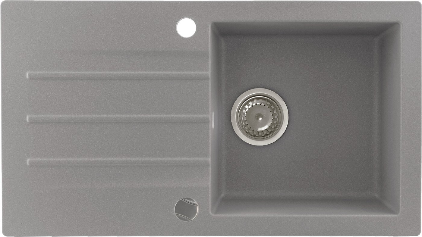 Кухонная мойка Kernau KGS A 50 1B1D Grey Metallic