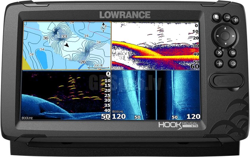 

Эхолот-картплоттер Lowrance Hook Reveal 9 Tripleshot