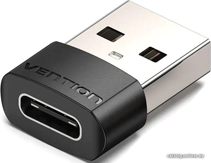 Адаптер Vention CDWB0 USB Type-A - USB Type-C (черный)