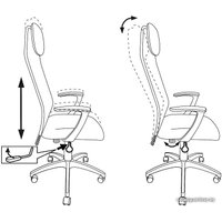 Офисное кресло Бюрократ KB-8/R/TW-97N (красный)