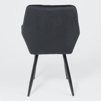 Стул AksHome Pablo (черный велюр HLR-66/черный)