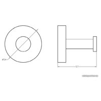 Крючок для ванны Bemeta Rawell 104106182