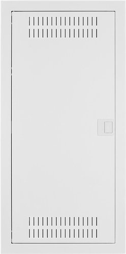 Бокс пластиковый Elektro-Plast MSF мультимед, TS35+3x МП перф.118x270mm, мет. дверь, белый RAL9016, 728x358x94mm, IP30