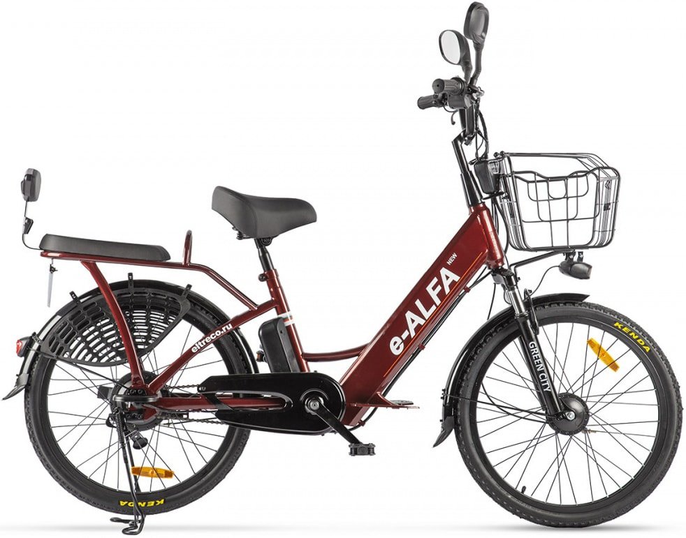 

Электровелосипед Eltreco Green City E-Alfa New (коричневый)