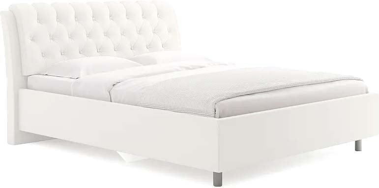 

Кровать Сонум Olivia 200x200 (экокожа белый)