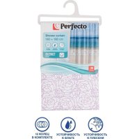 Шторка-занавеска для ванны Perfecto Linea Secret 36-118108 (розы)