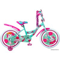 Детский велосипед Favorit Kitty 18 KIT-18GN (розовый/бирюзовый)