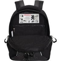 Школьный рюкзак Grizzly RB-552-4 (черный/серый)