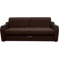 Диван Сириус Лидер-4 ППУ (Eva 04 велюр темно-коричневый)