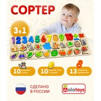 Сортер Alatoys Пазл Логика ПЗЛ51