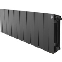 Биметаллический радиатор Royal Thermo PianoForte 300 Черный VR80 - 16 секций
